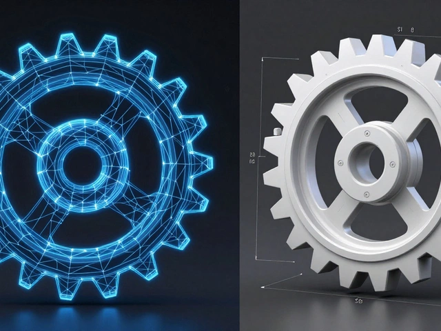 Виды 3D-моделирования в машиностроении: от полигонов до параметрики