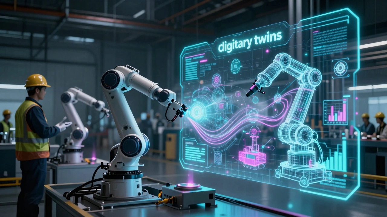 Концепция Индустрии 4.0: цифровые двойники и IoT на производстве